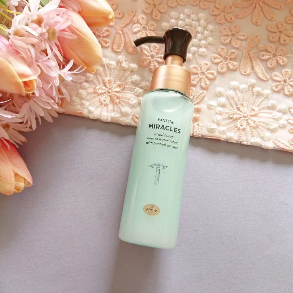 ミラクルズ うるおいブーストミルクウォーターセラム/パンテーン/アウトバストリートメントを使ったクチコミ(1枚目)
