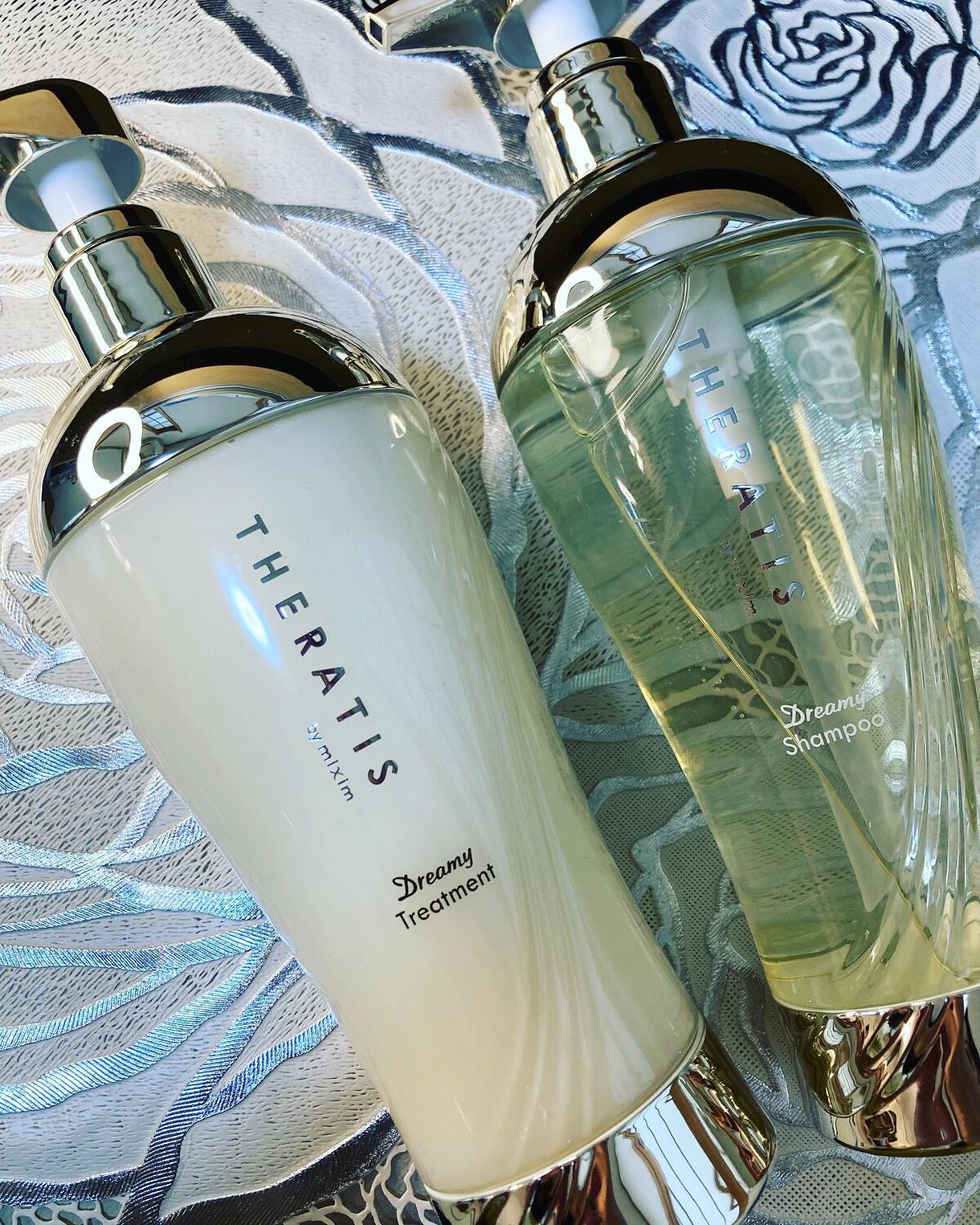 ドリーミー モイスト シャンプー/ヘアトリートメント トリプルセット(シャンプー435mL＋ヘアトリートメント435g＋ヘアパック130g）　　　/THERATIS/市販シャンプーを使ったクチコミ（1枚目）