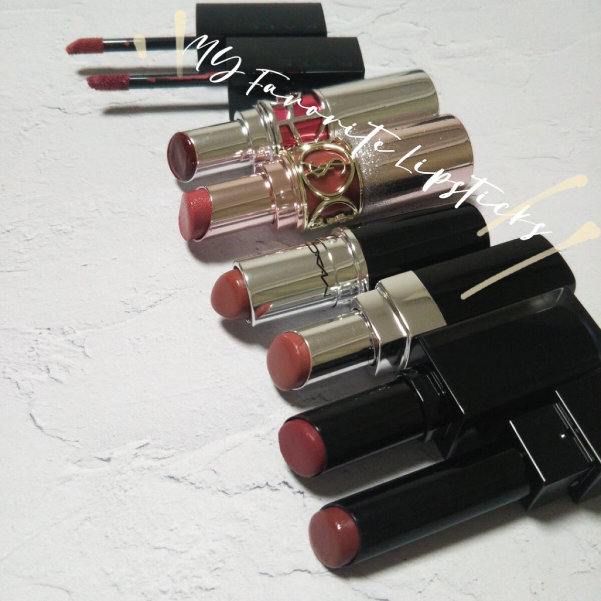 ルージュ ヴォリュプテ シャイン/YVES SAINT LAURENT BEAUTE/口紅を使ったクチコミ（1枚目）