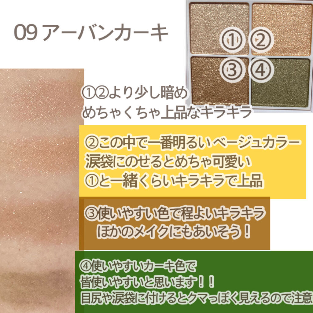 シルキースフレアイズ/キャンメイク/アイシャドウパレットを使ったクチコミ（3枚目）