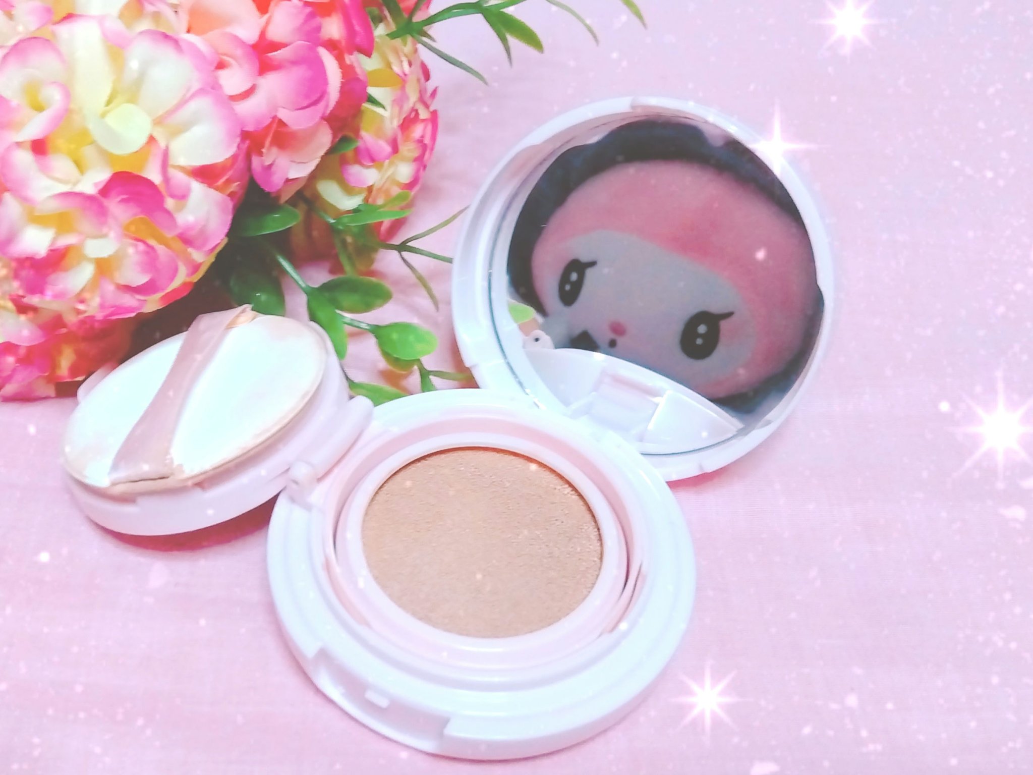 ブライトピュアクッションファンデーション 02 ナチュラルバニラ/CandyDoll/クッションファンデーションを使ったクチコミ（1枚目）