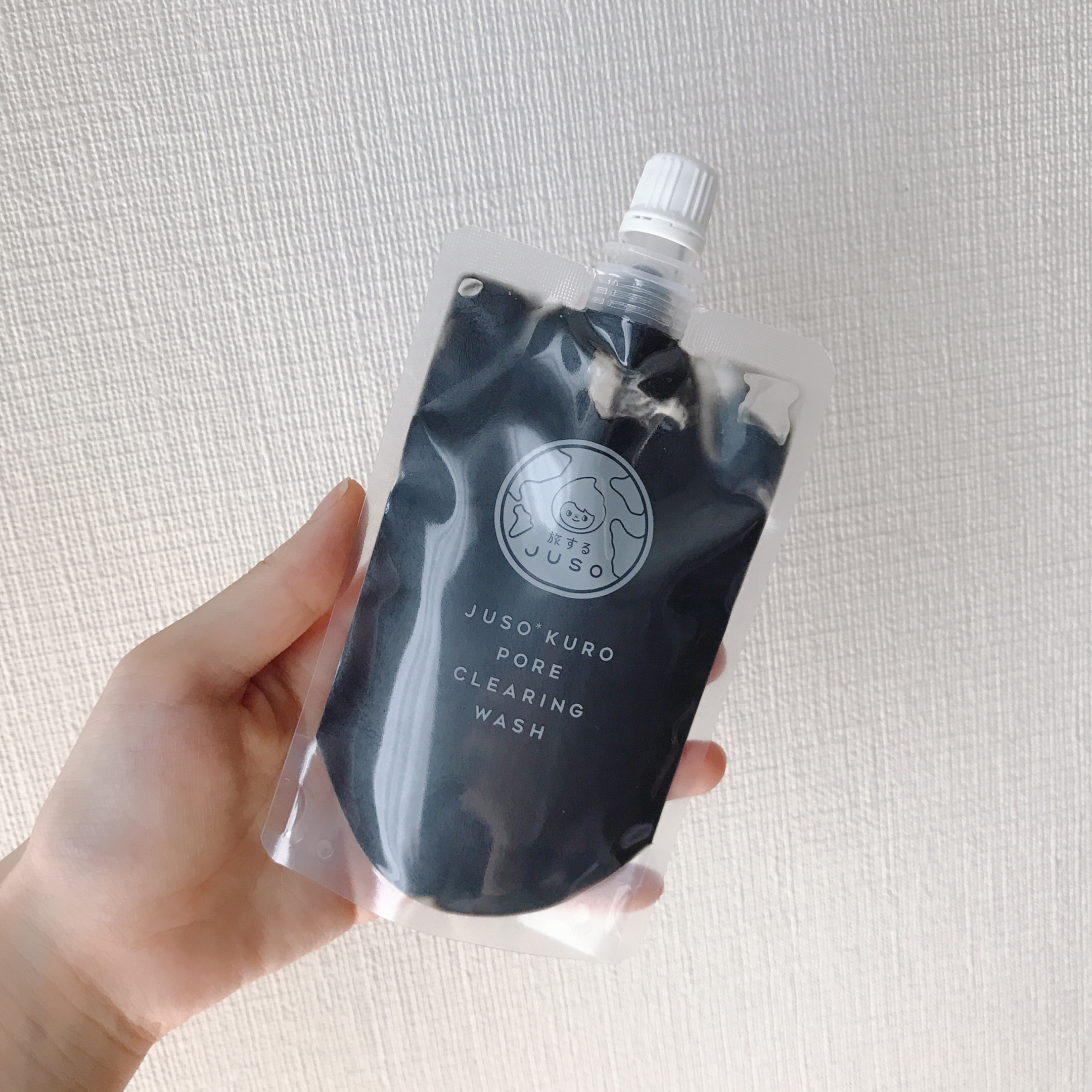 JUSO KURO WASH/旅するJUSO/洗顔フォームを使ったクチコミ（2枚目）