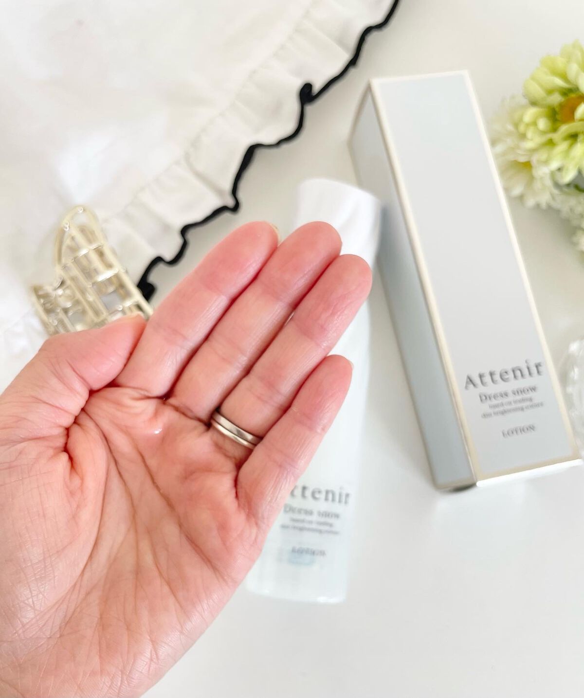 ドレススノー ローション【医薬部外品】 /アテニア/化粧水を使ったクチコミ(4枚目)