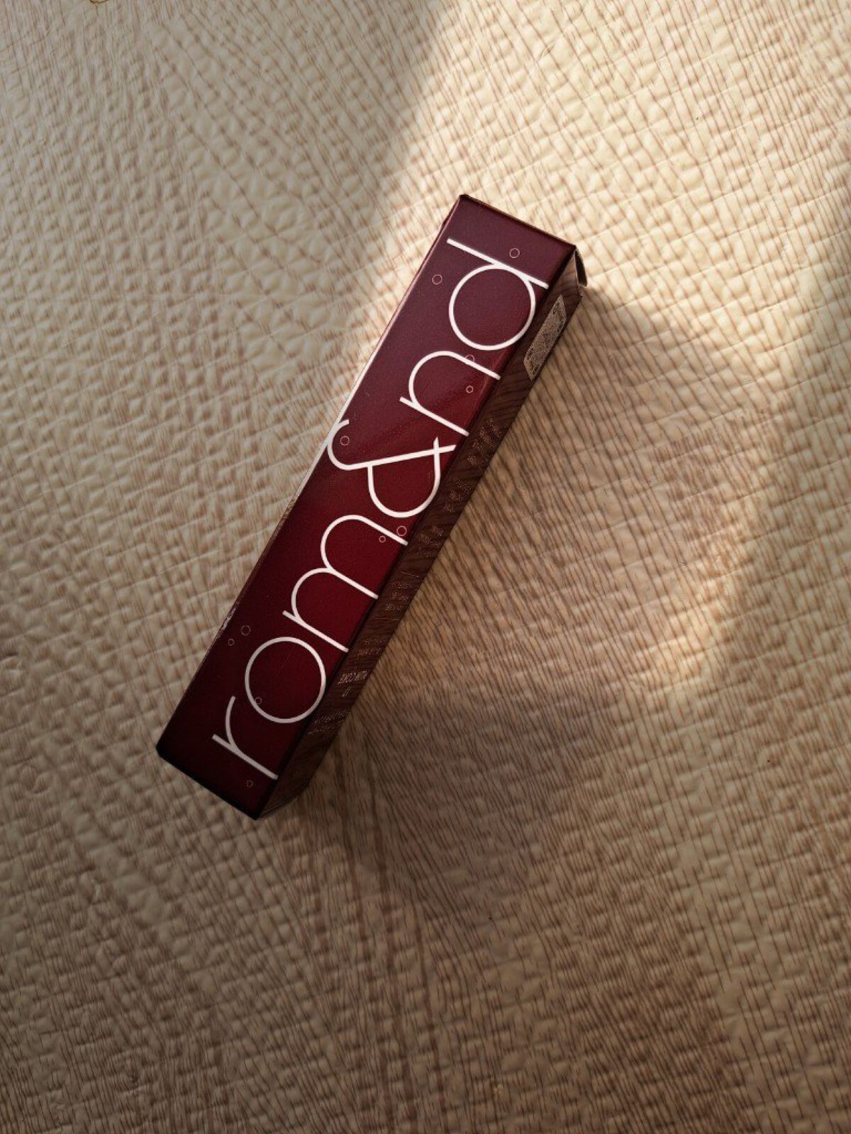 ジューシーラスティングティント/rom&nd/リップティントを使ったクチコミ（1枚目）