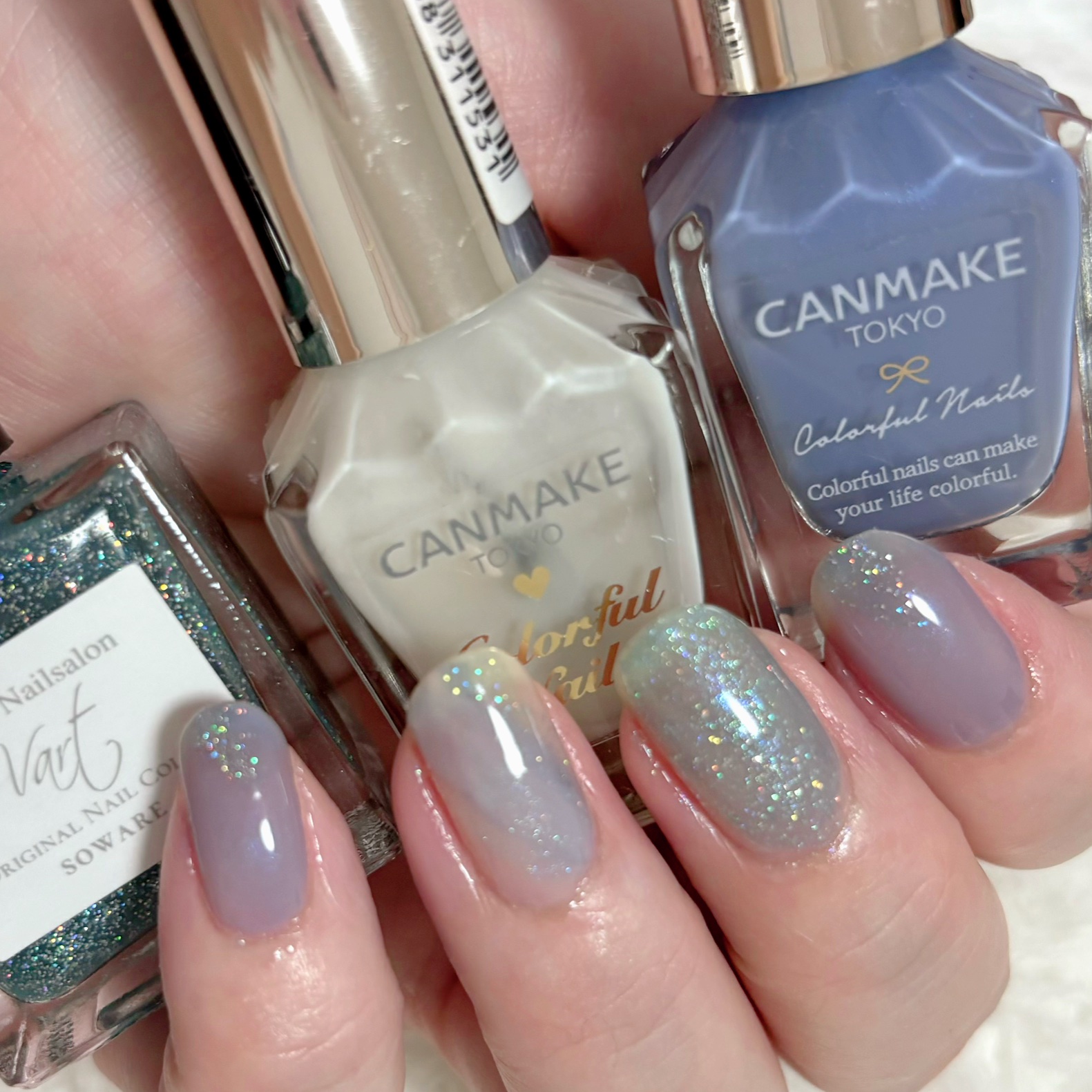 カラフルネイルズ/キャンメイク/マニキュアを使ったクチコミ（3枚目）