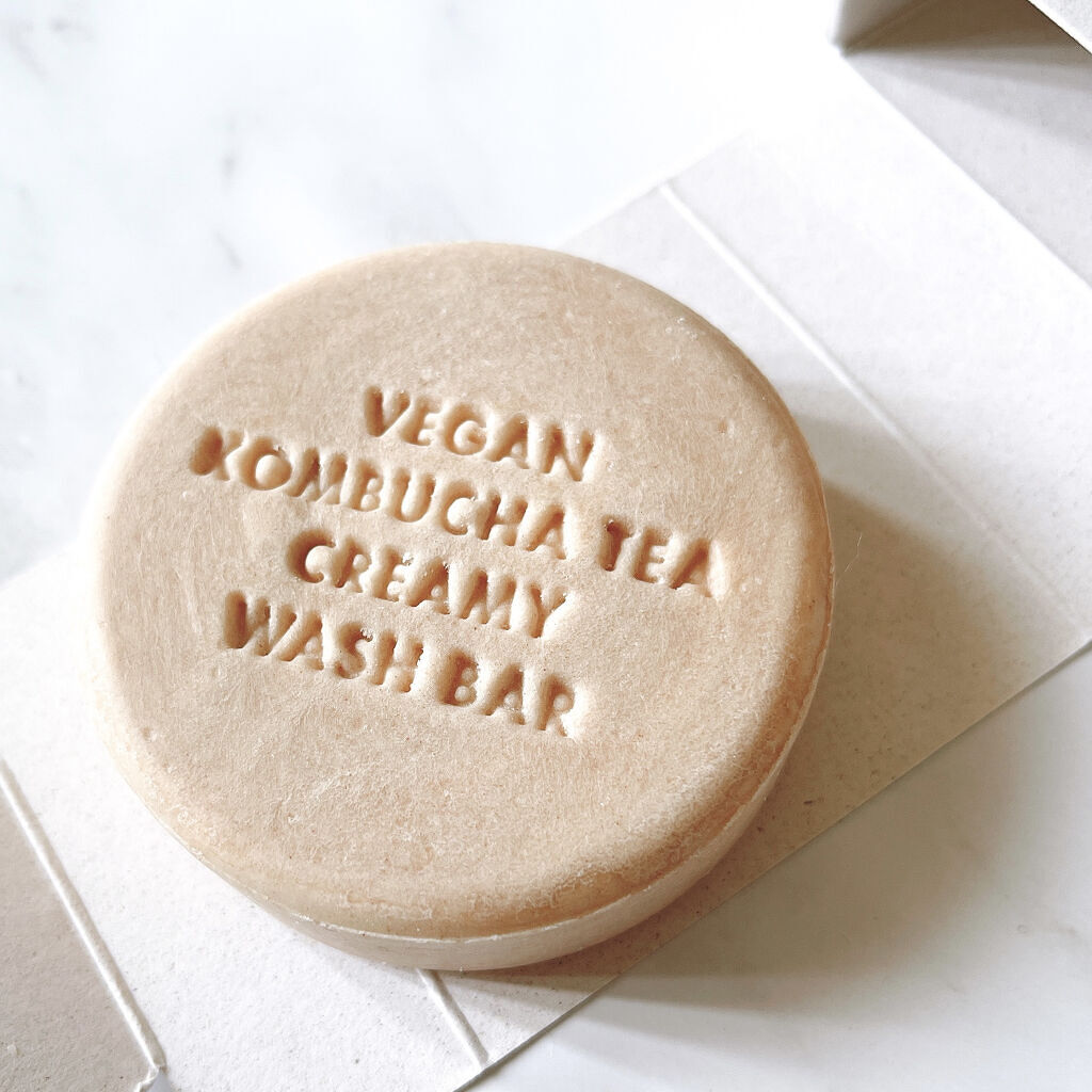 ヴィーガンコンブチャティークリーミーウォッシュバー/Dr.Ceuracle/洗顔石鹸を使ったクチコミ（1枚目）