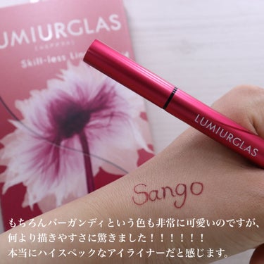 スキルレスライナー/LUMIURGLAS/リキッドアイライナーを使ったクチコミ（2枚目）