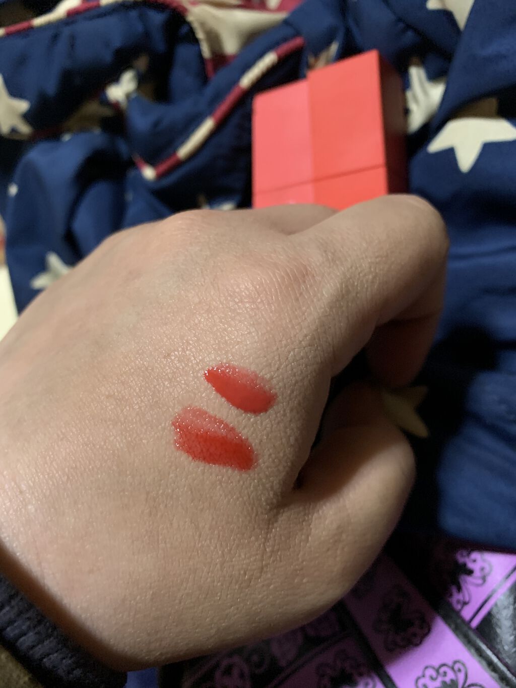 ジューシーリブティント/RICAFROSH/リップティントを使ったクチコミ（2枚目）