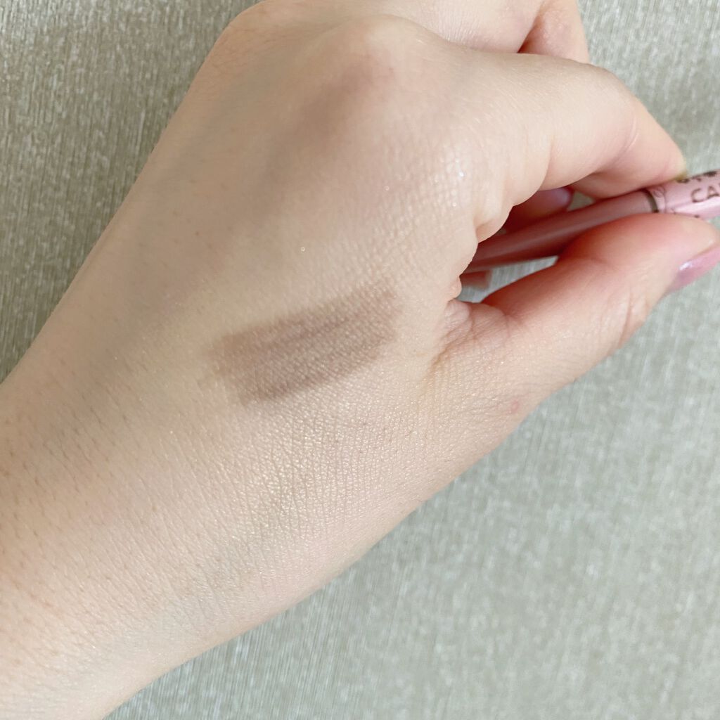 パーフェクトエアリーアイブロウ 01 ビターブラウン/キャンメイク/アイブロウペンシルを使ったクチコミ（2枚目）