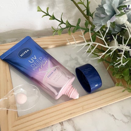 ニベアUV ディープ プロテクト&ケア トーンアップ エッセンス/ニベア/日焼け止めローションを使ったクチコミ(2枚目)