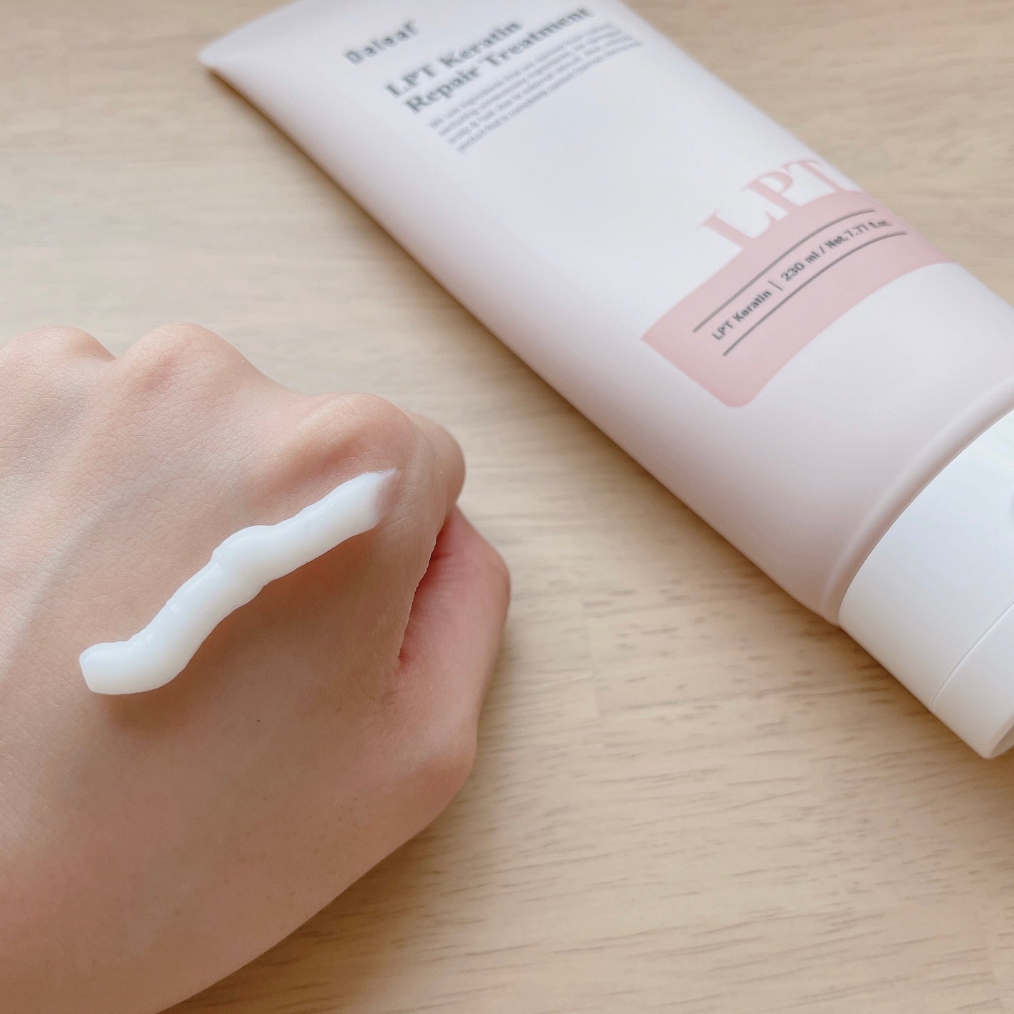 LPTケラチンリペアトリートメント/Daleaf/洗い流すヘアトリートメントを使ったクチコミ(4枚目)