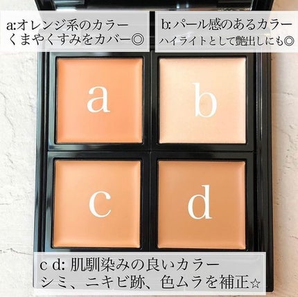 スキンリフレクト フレッシュ コンシーラー/ADDICTION/パレットコンシーラーを使ったクチコミ(2枚目)