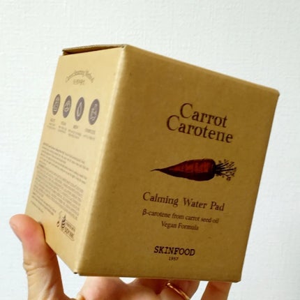キャロットカロテン カーミングウォーターパッド/SKINFOOD/トナーパッドを使ったクチコミ(3枚目)