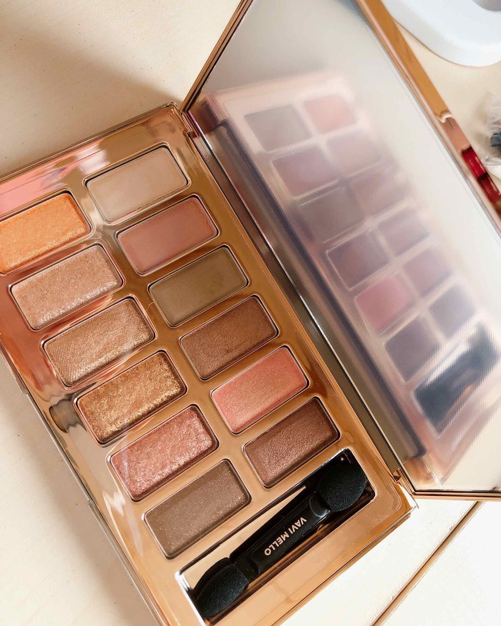 バレンタインボックス/VAVI MELLO/アイシャドウパレットを使ったクチコミ(2枚目)