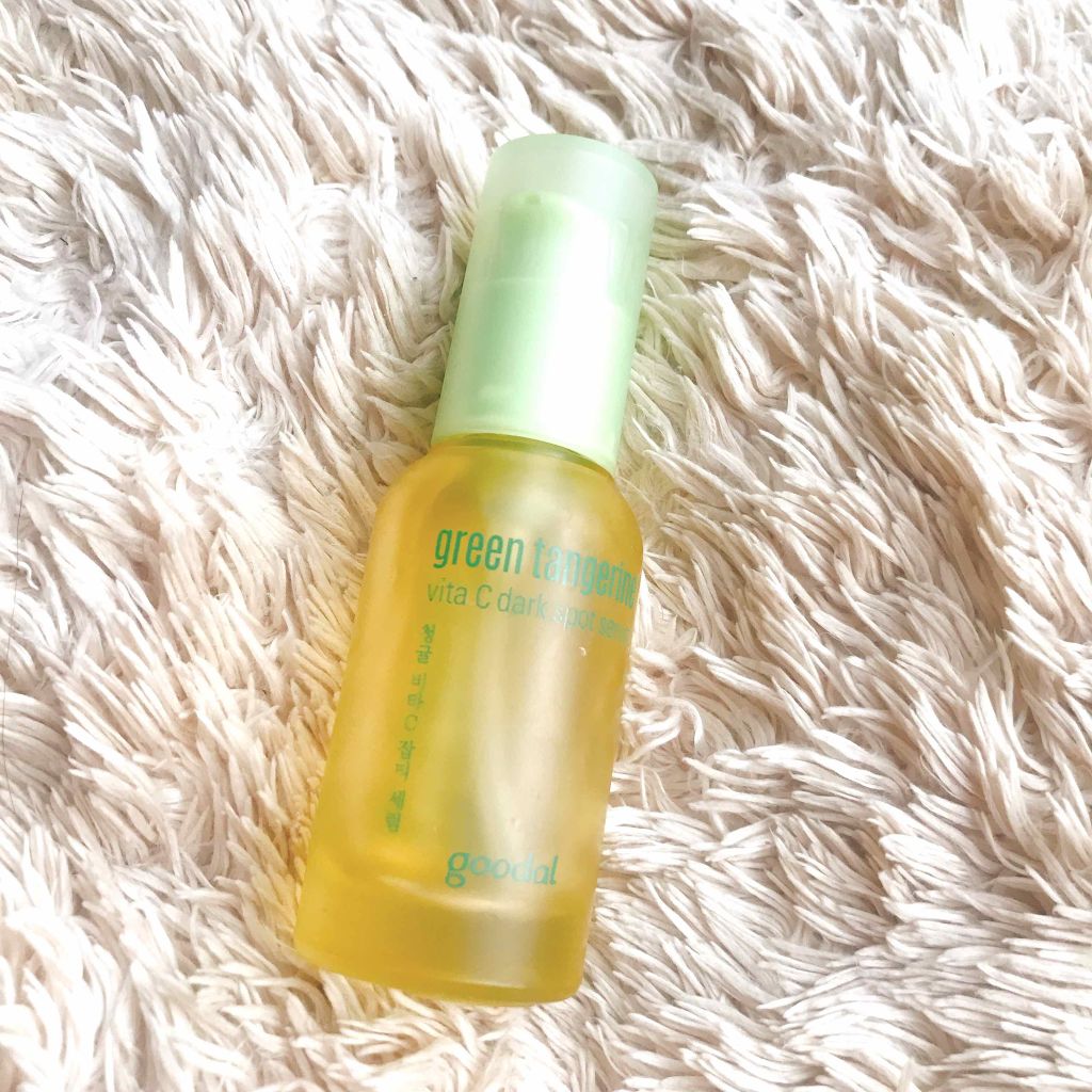 グリーンタンジェリン ビタC ダークスポットケアセラム/goodal/美容液を使ったクチコミ(1枚目)