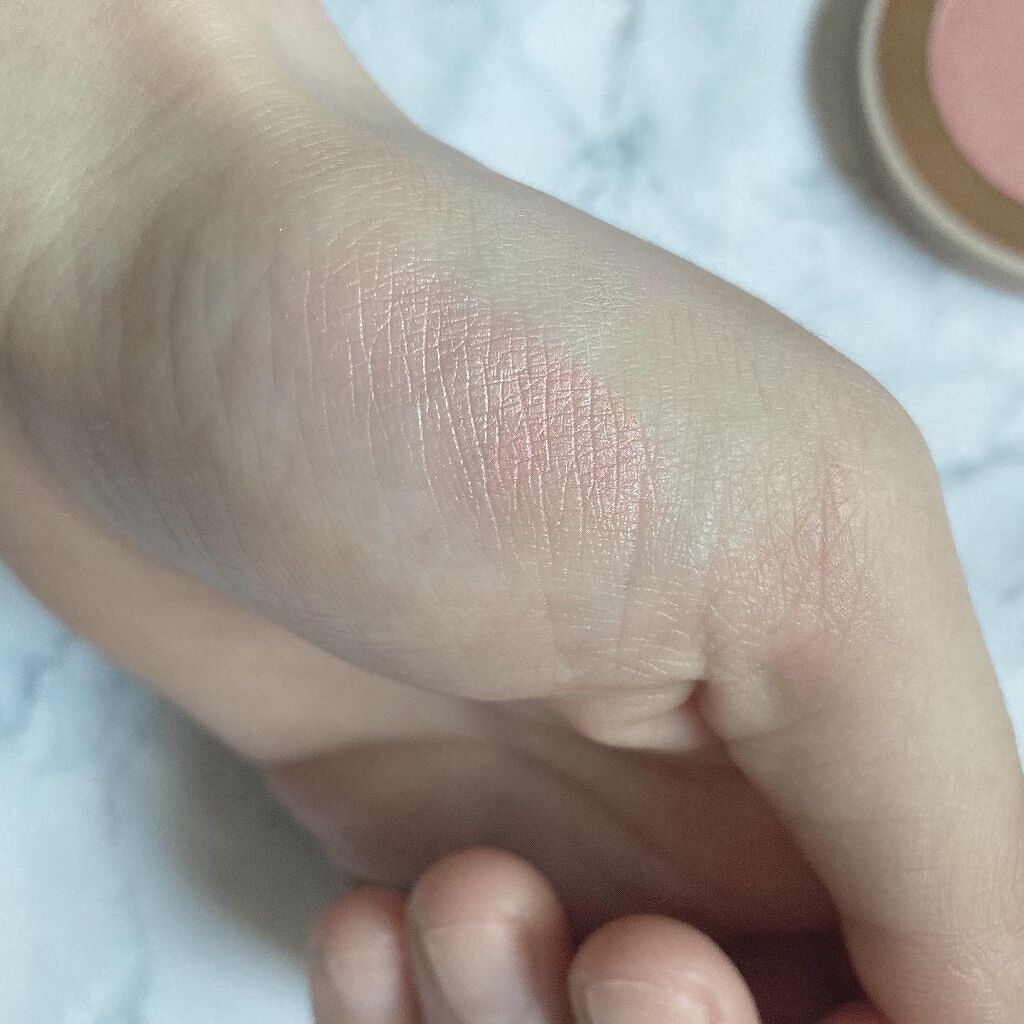 ドットオンムード グロウブラッシュ 01 Rose Plush/Heart Percent/パウダーチークを使ったクチコミ（3枚目）