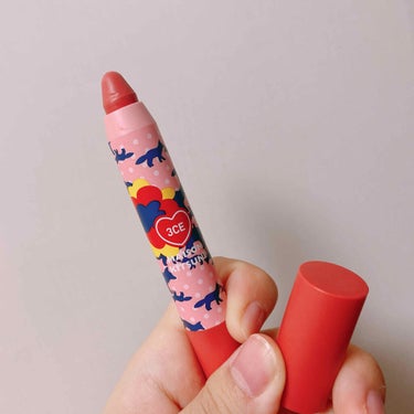 MAISON KITSUNE VELVET LIP CRAYON/3CE/口紅を使ったクチコミ（1枚目）