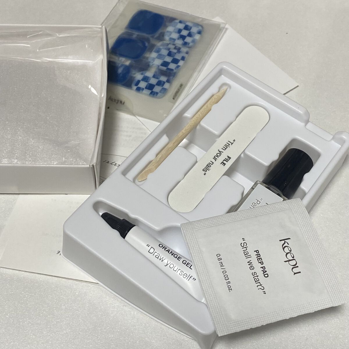 セルフカスタム ネイルシール/KEEPU/ネイルシールを使ったクチコミ（2枚目）