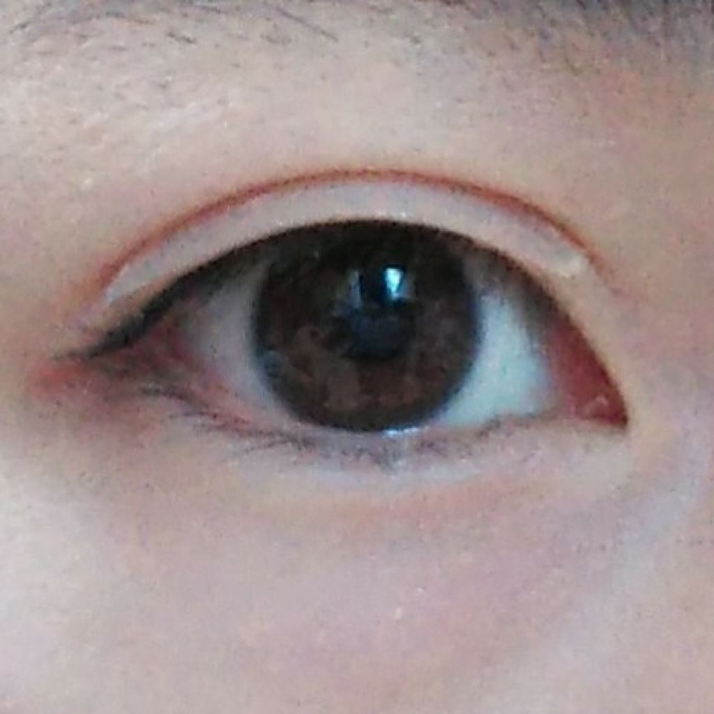 理想のふたえ ぱっちり幅広 ヌーディーワイド/セリア/二重まぶた用アイテムを使ったクチコミ(4枚目)