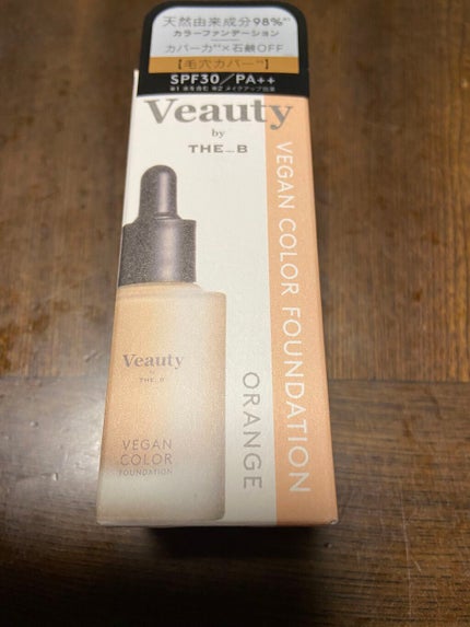 ヴィーガン カラーファンデーション オレンジ/Veauty by THE_B/リキッドファンデーションを使ったクチコミ(1枚目)