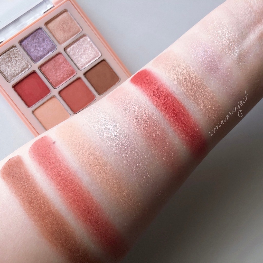 マテリアルカラーパレット 01 フランボワーズココ/leur charme/アイシャドウパレットを使ったクチコミ（3枚目）