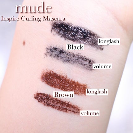 MD インスパイアロングラッシュ カーリングマスカラ/mude/マスカラを使ったクチコミ(4枚目)