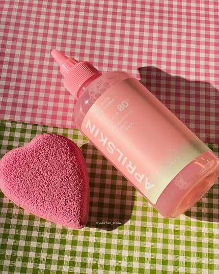 ハートクレンジングパフ/APRILSKIN/その他スキンケアグッズを使ったクチコミ(5枚目)