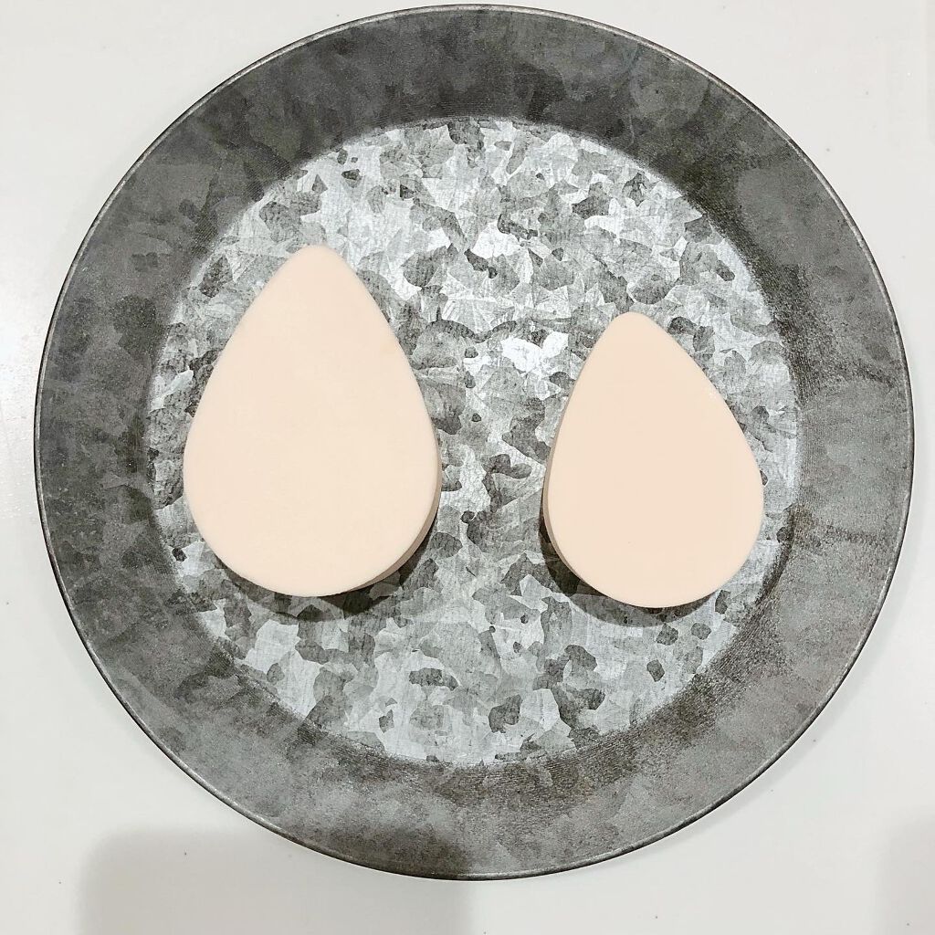 ハイドロ メイクアップスポンジ ウォータードロップ/THE TOOL LAB/パフ・スポンジを使ったクチコミ（3枚目）