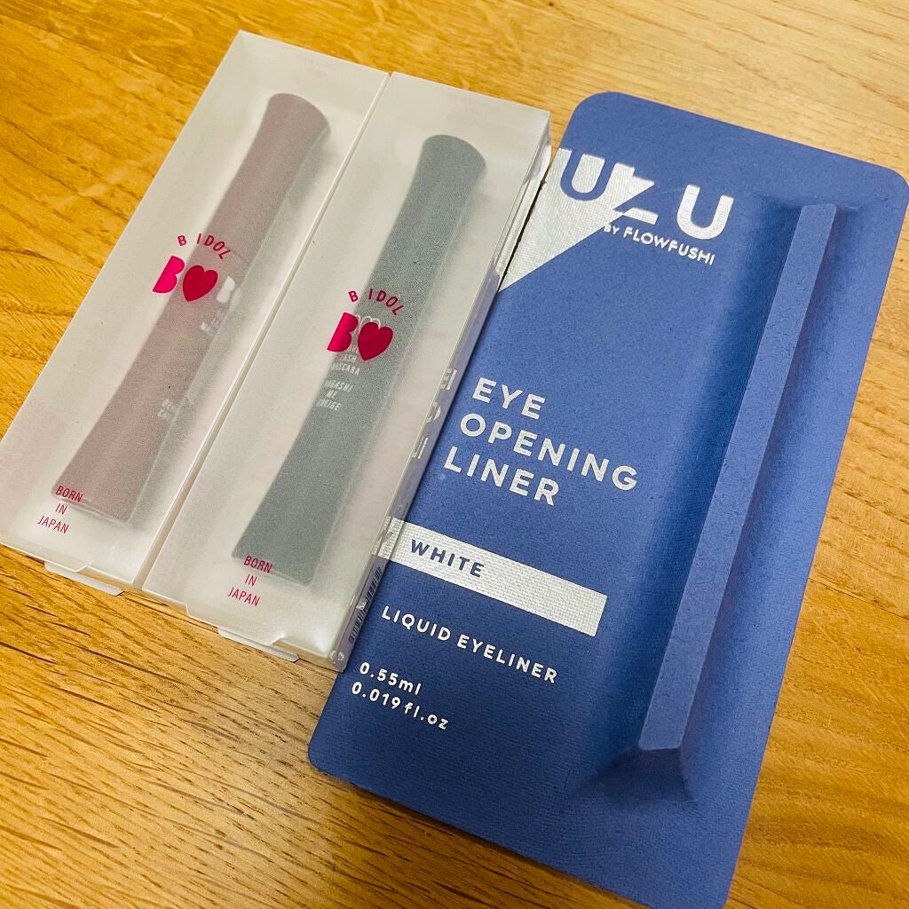EYE OPENING LINER/UZU BY FLOWFUSHI/リキッドアイライナーを使ったクチコミ(1枚目)