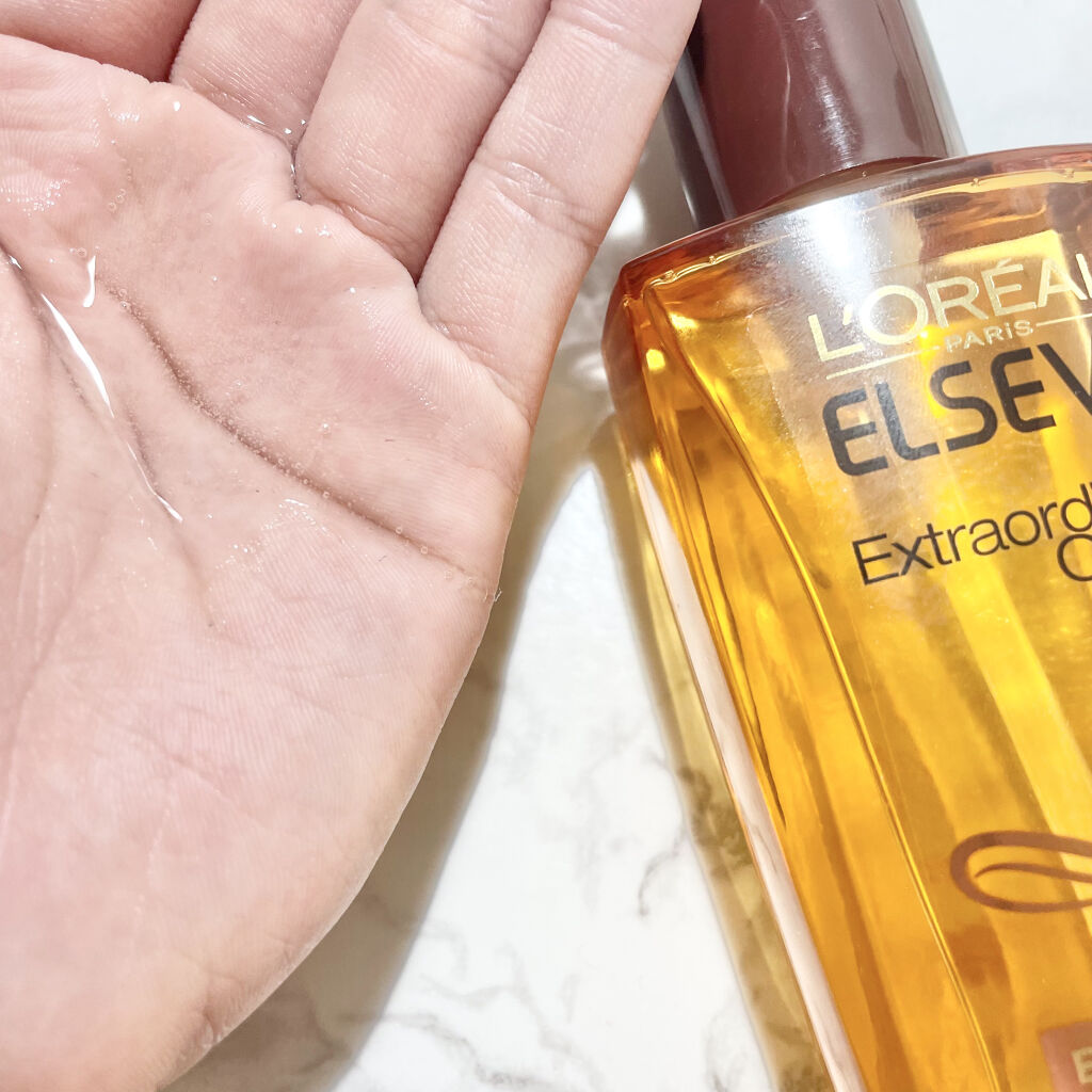 エルセーヴ エクストラオーディナリーオイル エクストラリッチ フィニッシュ 100ml/ロレアル パリ/ヘアオイルを使ったクチコミ（3枚目）