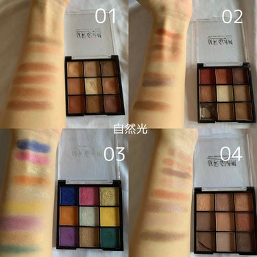 UR GLAM　BLOOMING EYE COLOR PALETTE/U R GLAM/アイシャドウパレットを使ったクチコミ（2枚目）