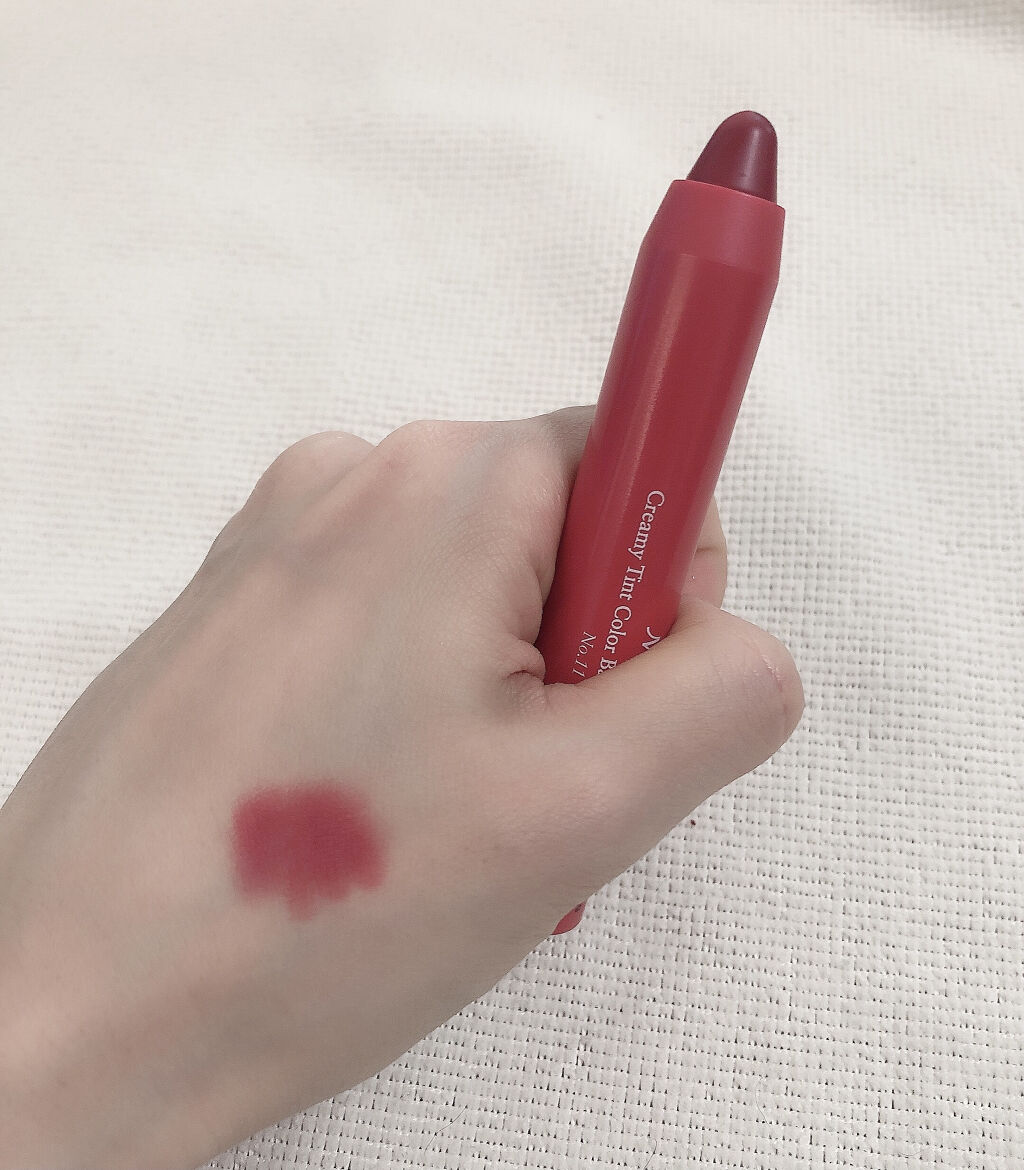 クリーミーリップティント カラーバーム・インテンス/Mamonde/リップティントを使ったクチコミ（3枚目）