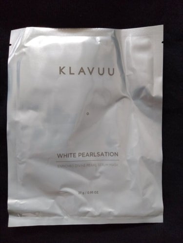 KLAVUU ホワイトパールセーション エンリッチドディバイン パールセラムマスクのクチコミ「おはようございます。いつもありがとうございます🙇‍♀
皆さん、台風大丈夫ですか？

今回は、K.....」（3枚目）