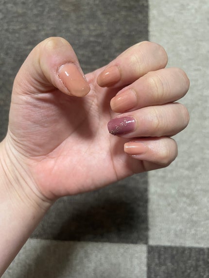 #セルフネイル,#不器用ネイル,#ショートネイル,#キャンメイクネイル,#セリアネイルのネイルデザイン