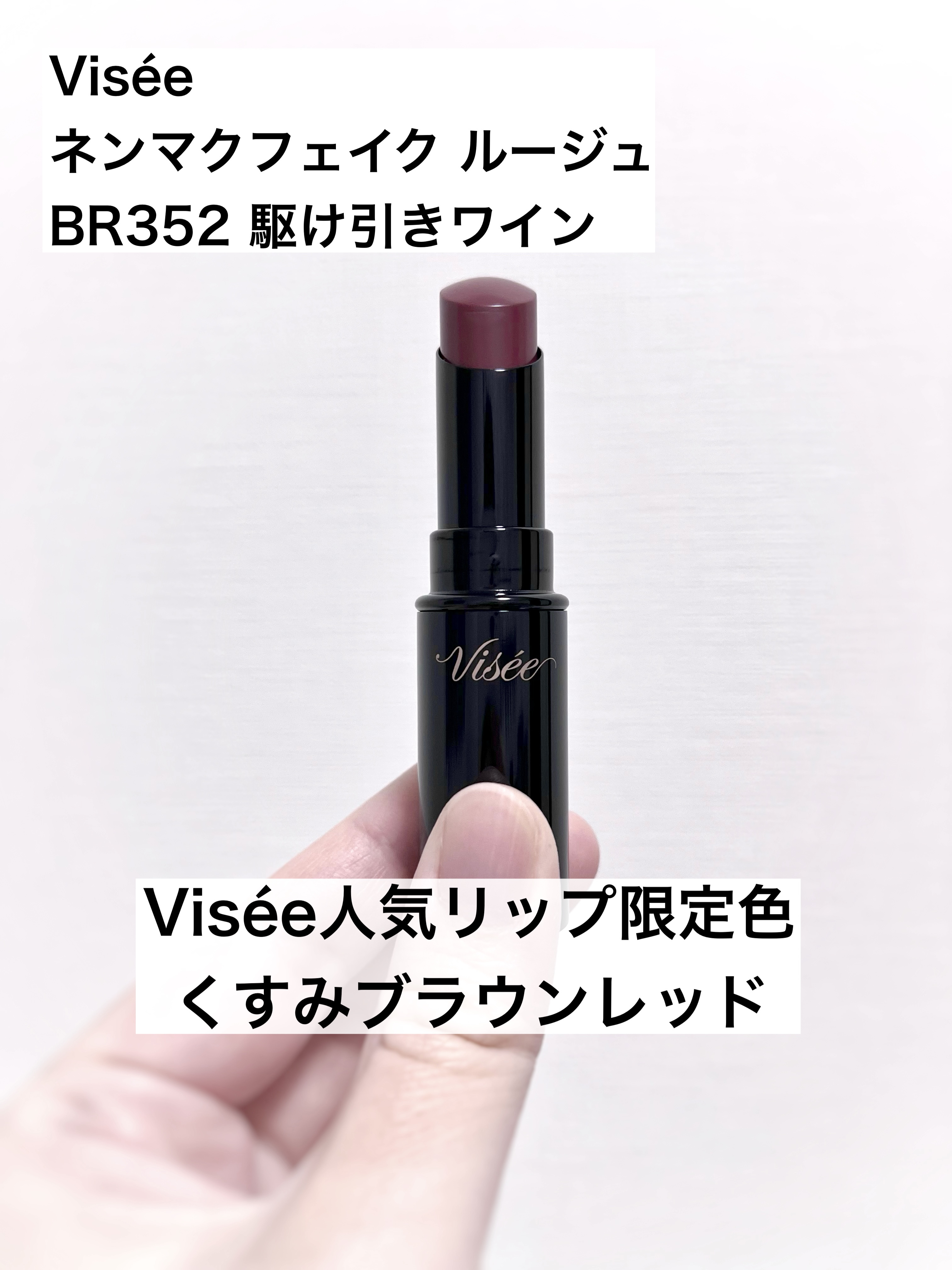 ネンマクフェイク ルージュ/Visée/口紅を使ったクチコミ（1枚目）