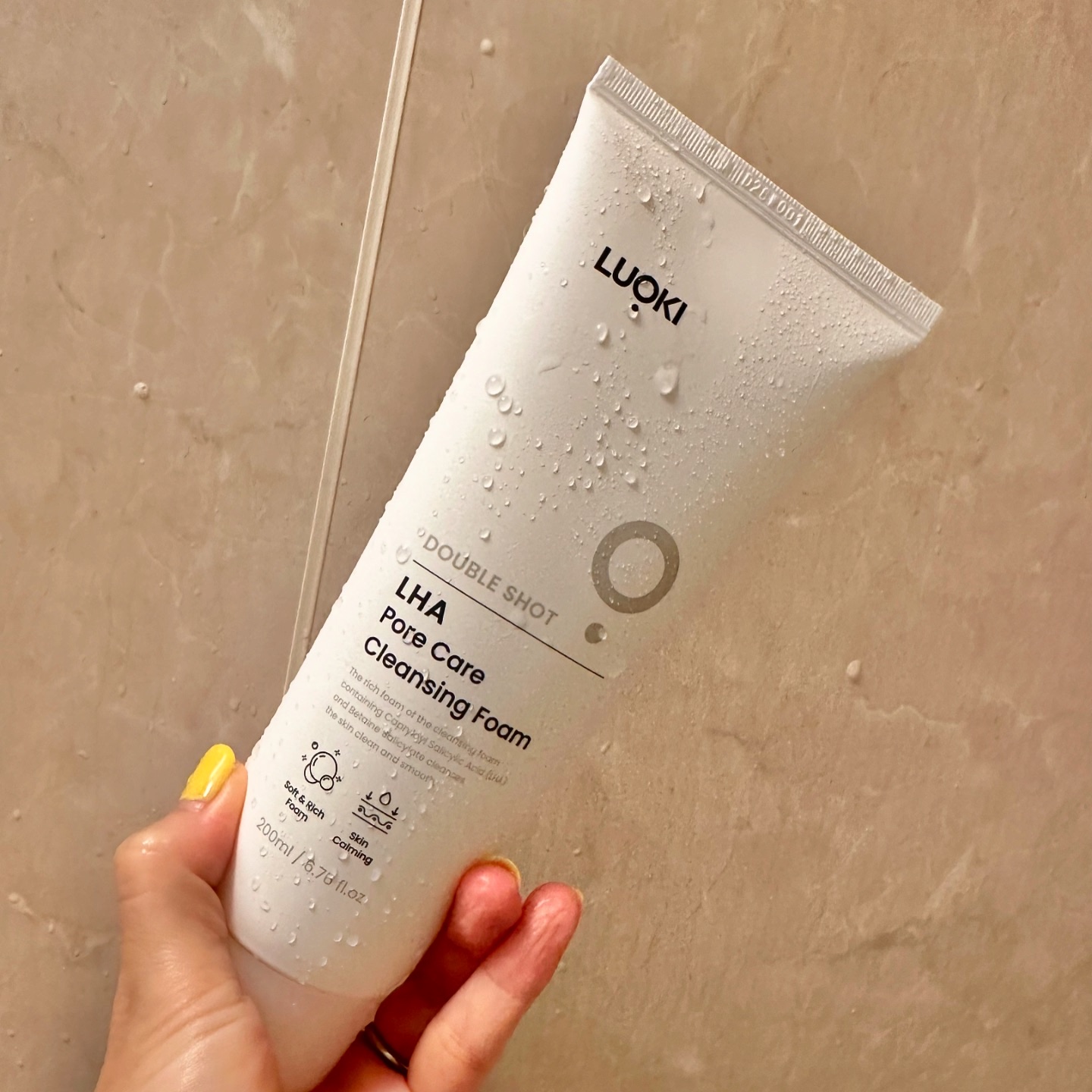 ダブルショットLHA毛穴ケアクレンジングフォーム /LUOKI/クレンジングクリームを使ったクチコミ（2枚目）