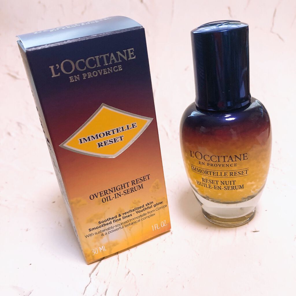イモーテル オーバーナイトリセットセラム/L'OCCITANE/美容液を使ったクチコミ(1枚目)