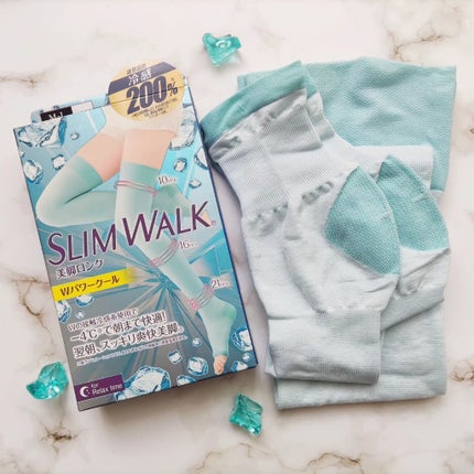 スリムウォーク 美脚ロング Wパワークール/SLIMWALK/着圧ソックス・レギンスを使ったクチコミ(1枚目)