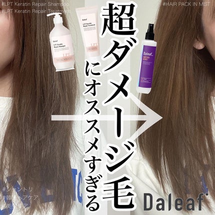 ヘアパック in ミスト/Daleaf/ヘアミルクを使ったクチコミ(1枚目)