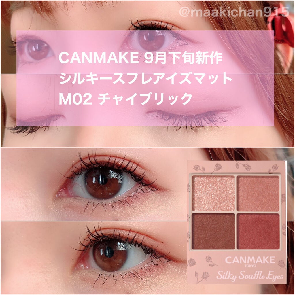 シルキースフレアイズ(マットタイプ)/キャンメイク/アイシャドウパレットを使ったクチコミ(6枚目)