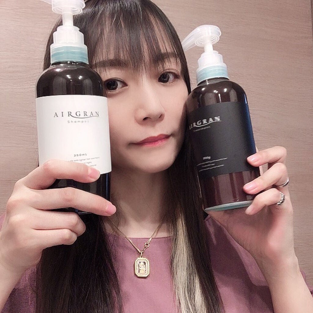 ナチュラルストレートシャンプー&トリートメント/AIRGRAN/市販シャンプーを使ったクチコミ(4枚目)