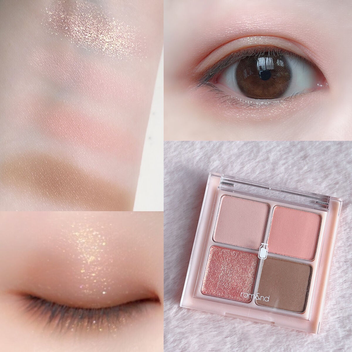 ベターザンアイズ ミルクシリーズ/rom&nd/アイシャドウパレットを使ったクチコミ(4枚目)