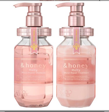 &honey Melty モイストリペア シャンプー1.0／モイストリペア ヘアトリートメント2.0/&honey/シャンプー・コンディショナーを使ったクチコミ（1枚目）