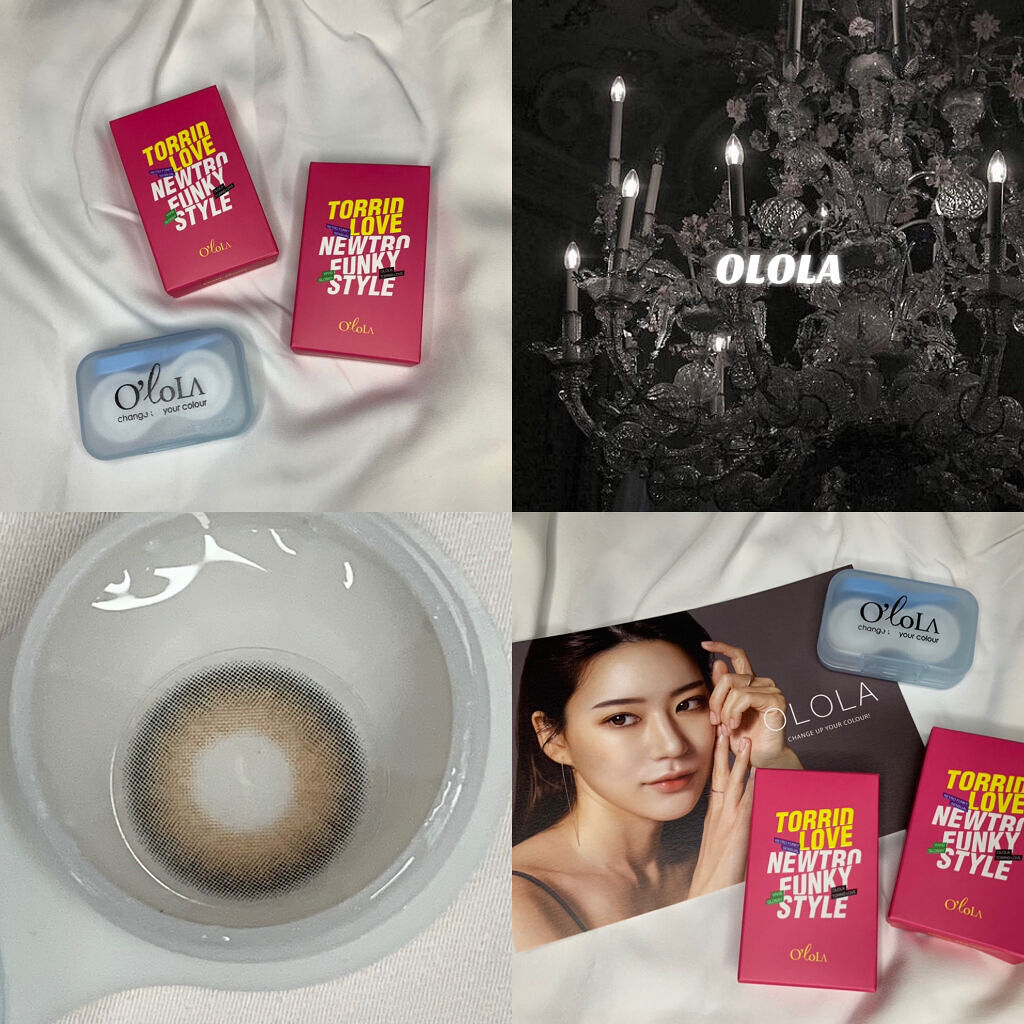 トリッドラブベージュマンスリー (TORRID LOVE BEIGE monthly)/OLOLA/１ヶ月（１MONTH）カラコンを使ったクチコミ（2枚目）