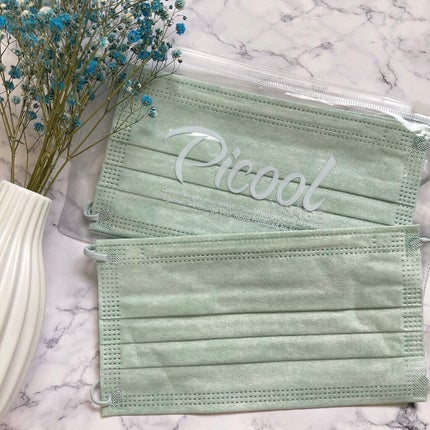 不織布 カラーマスク/Picool/マスクを使ったクチコミ(2枚目)