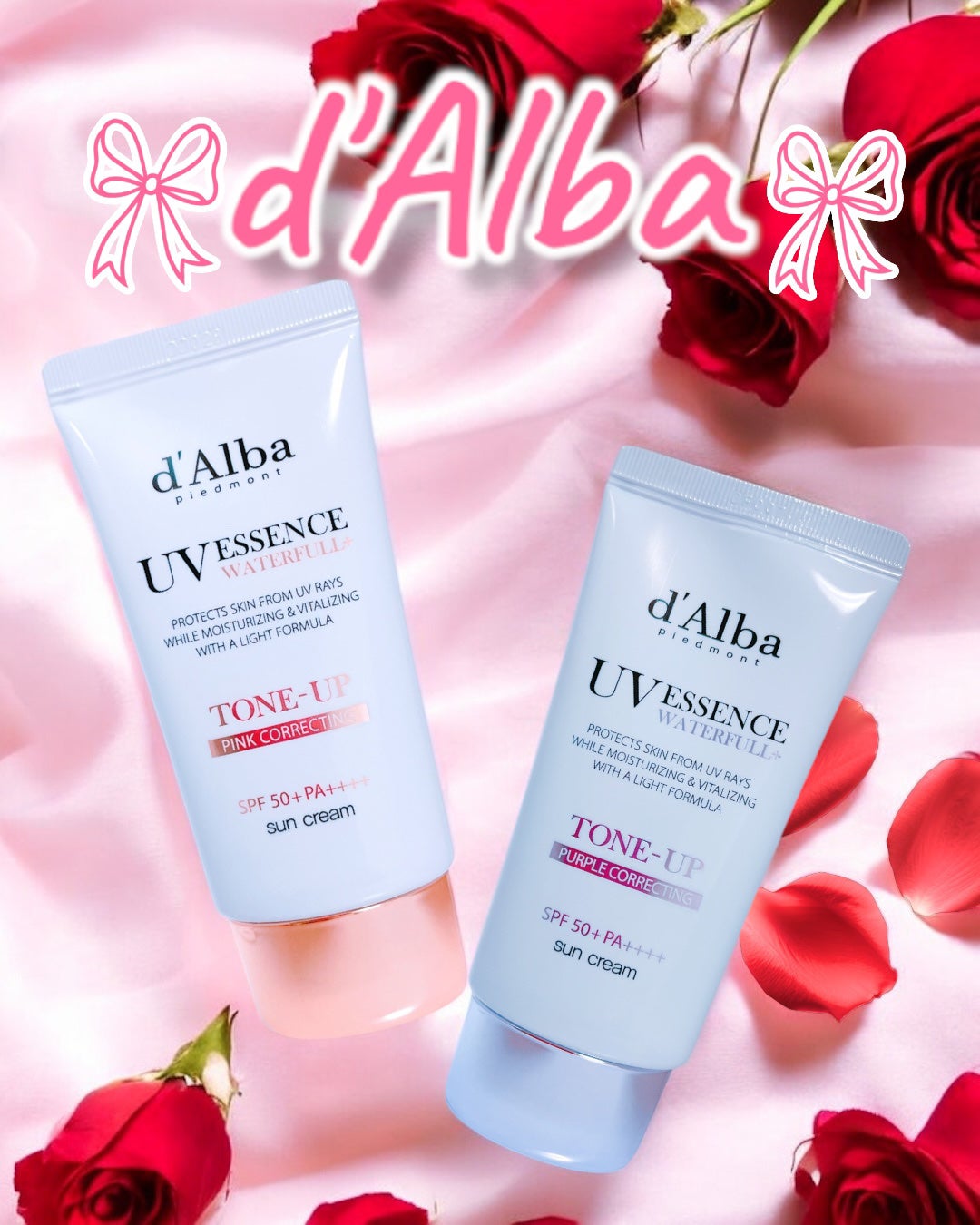 ダルバ ウォータフル トーンアップ サンクリーム(パープル)/ダルバ/日焼け止めクリームを使ったクチコミ(1枚目)