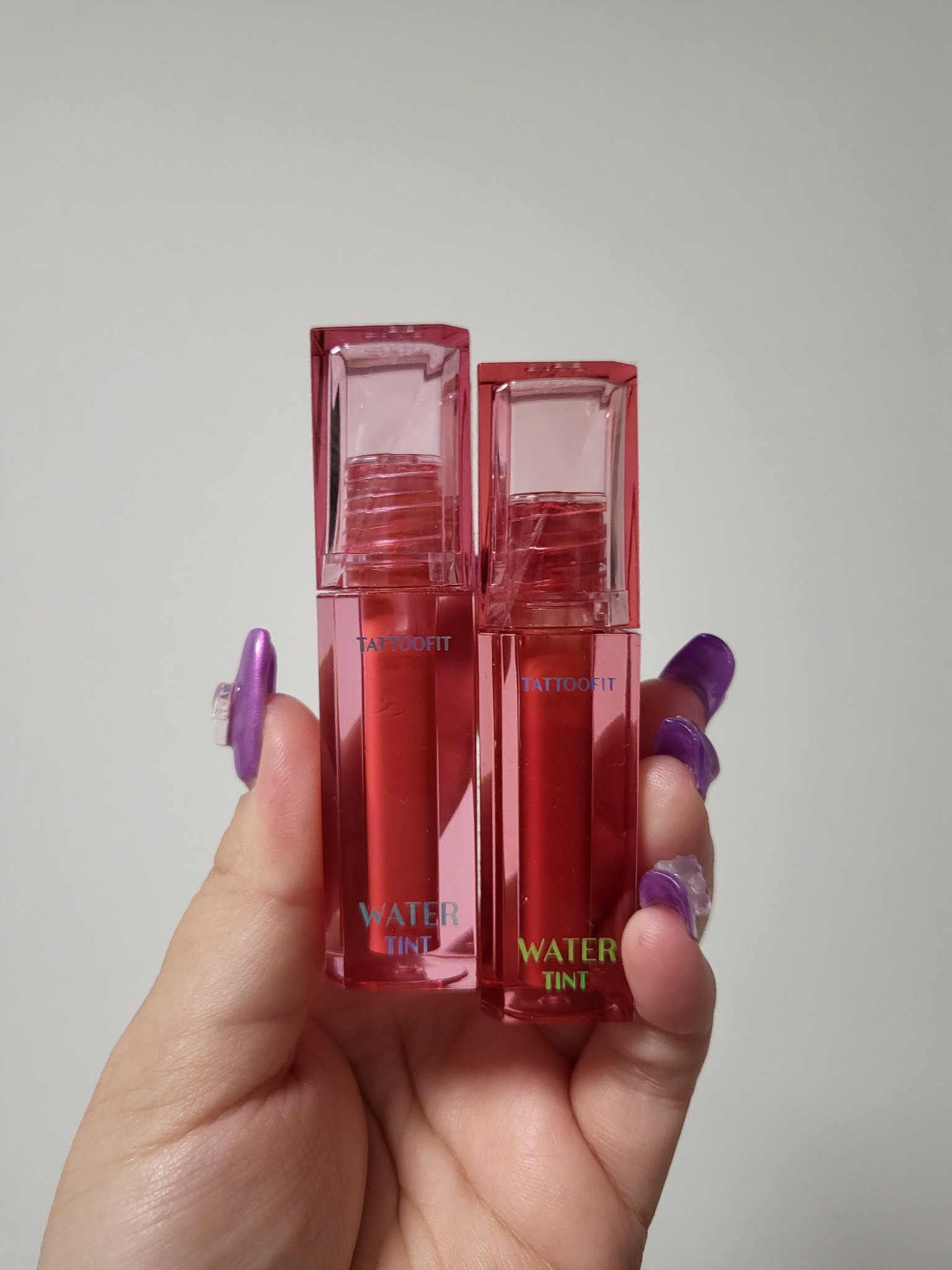タトゥーフィットウォーターティント/auau/リップティントを使ったクチコミ（1枚目）
