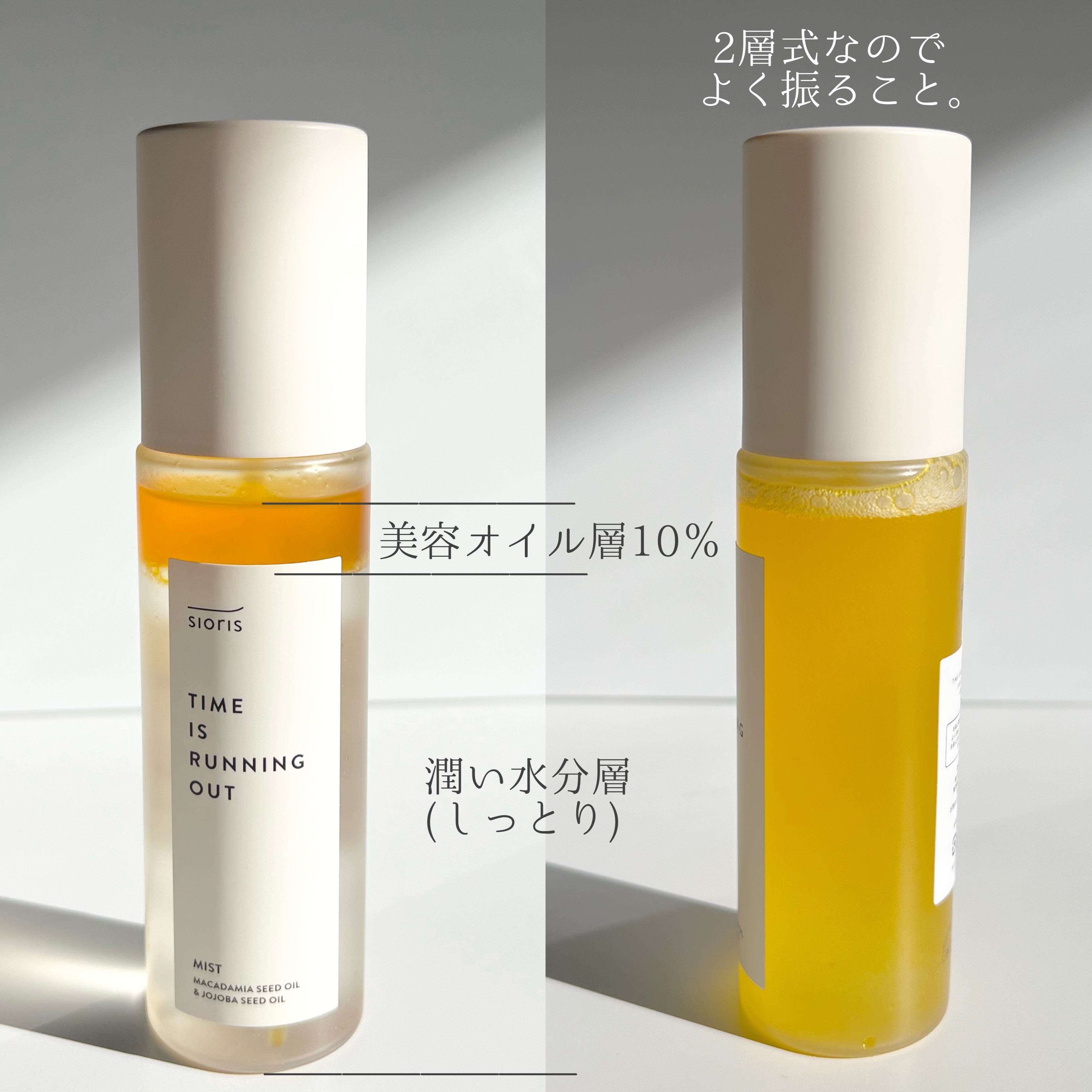 タイム イズ ランニング アウト ミスト/SIORIS/ミスト状化粧水を使ったクチコミ（3枚目）