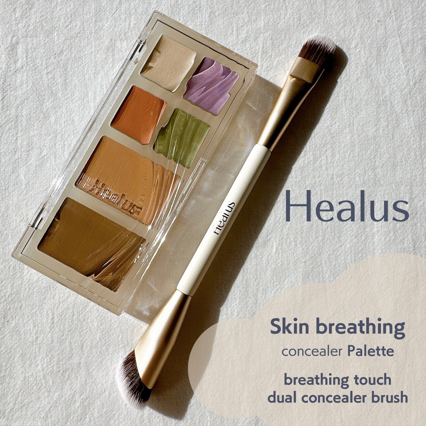 ブリージングコンシーラーパレット/Healus/パレットコンシーラーを使ったクチコミ(1枚目)