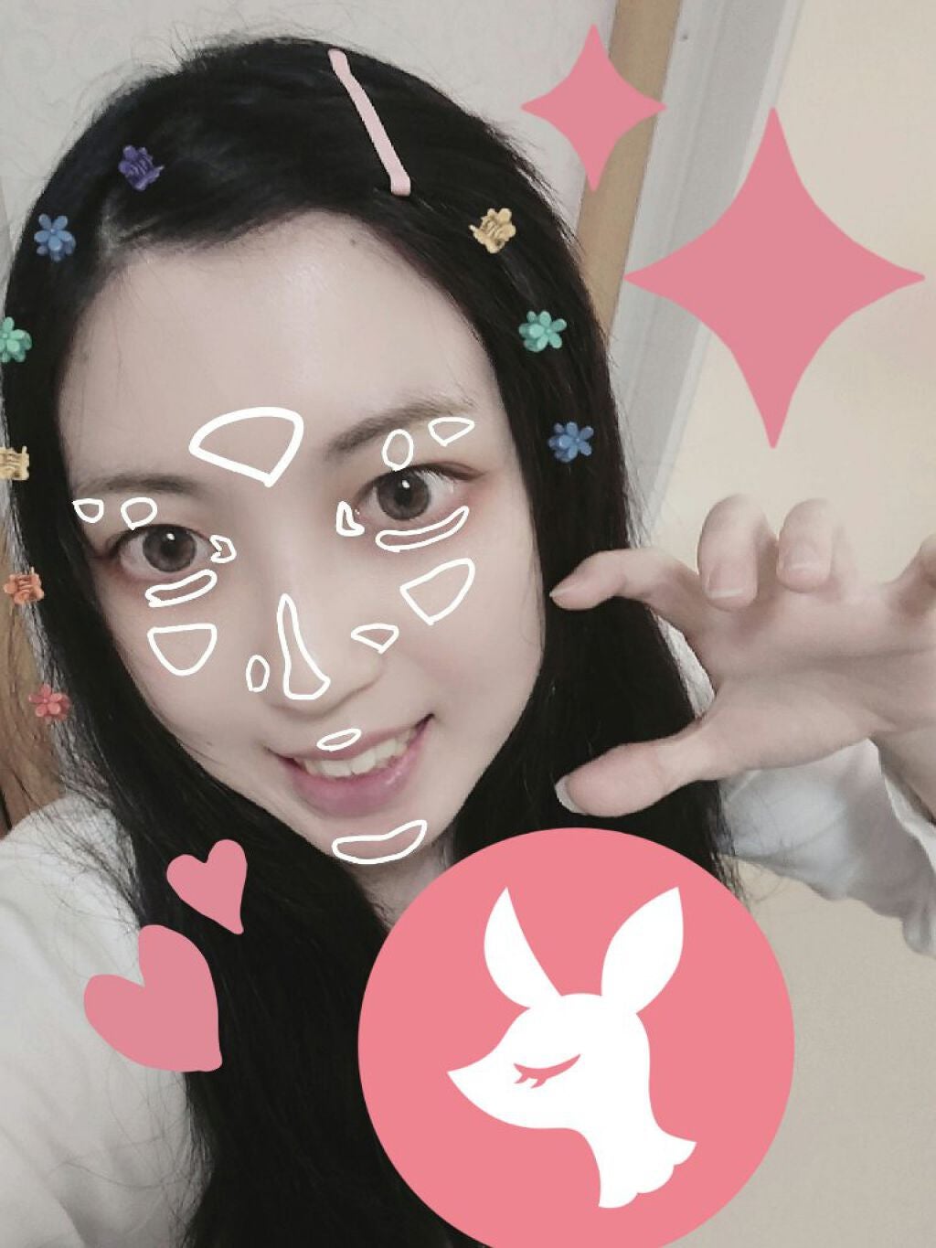 UR GLAM FACE GLOSS STICK/U R GLAM/ジェル・クリームチークを使ったクチコミ(2枚目)